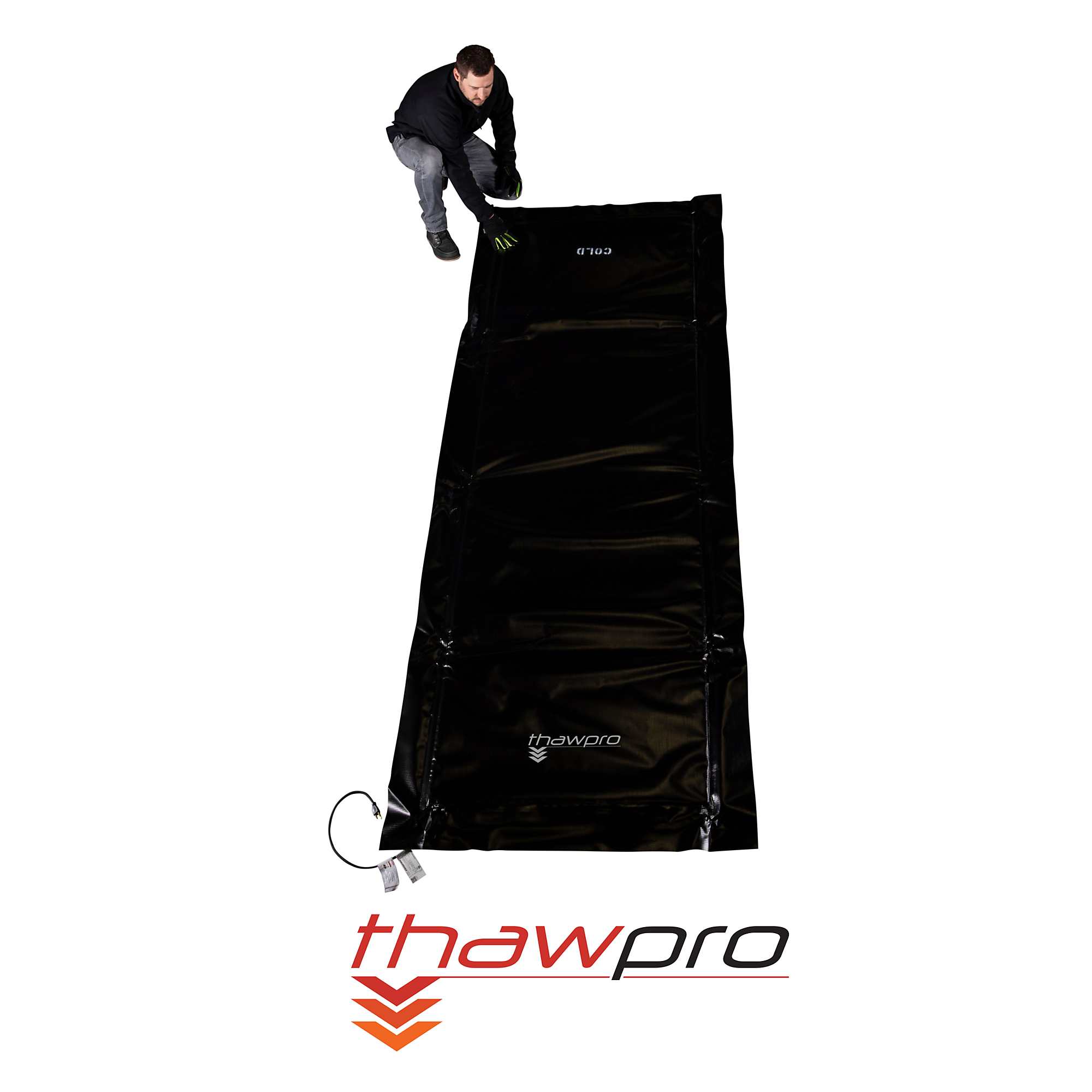 Powerblanket, THAW PRO 3ft. x 10ft. Electrically Heated Ground Thawing Blanket, Volts 110, Model# THAW-0310